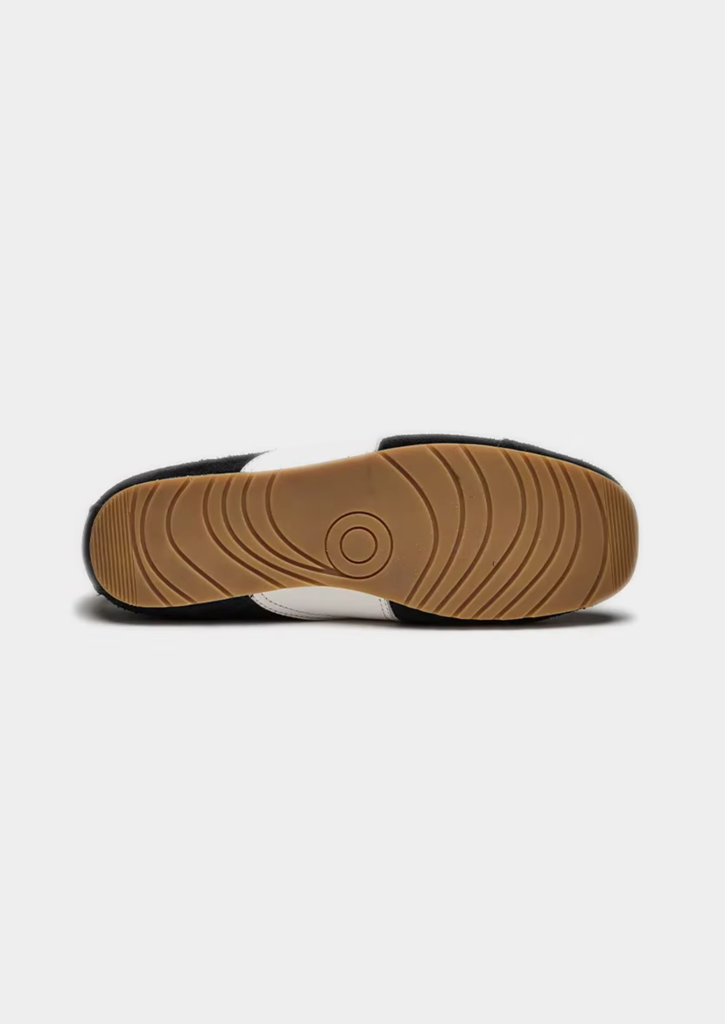 BLACK RETRO TWO-TONE SUEDE RUNNER